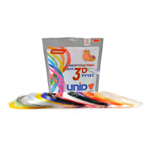 Набор пластика для 3D ручек UNID PRO-15 пластика (по 10м. 15 цветов) PRO15F